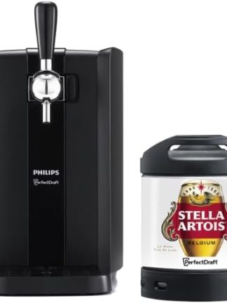 Набор для дегустации черного пива PerfectDraft, включающий кег Stella Artois объемом 6 л и домашний диспенсер Philips.