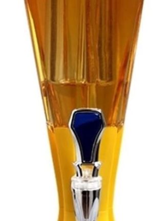 Диспенсер для пива Beer Tower объемом 3 литра, диспенсер для напитков Beer Tower с трубкой для льда и светодиодной подсветкой, диспенсер для пива для кухни и вечеринки (цвет: зеленый) (D)