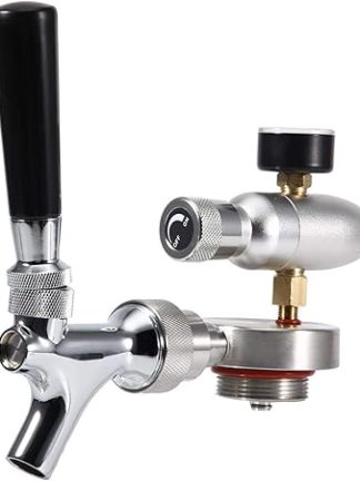 Кран для пива EVTSCAN Beer Spear Faucet, комплект из нержавеющей стали для мини-кегов и пивных бутылок объемом 2 л/3,6 л/4 л.