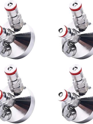 4 мини-дозатора с шаровым замком для пива, изготовленные из нержавеющей стали, для домашнего пивоварения, объемом 3,6 л/5 л/10 л.