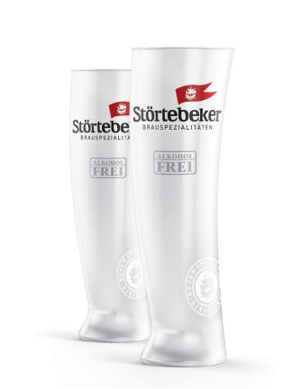 Störtebeker Segelglas "Alkoholfrei" 2x0,5l
