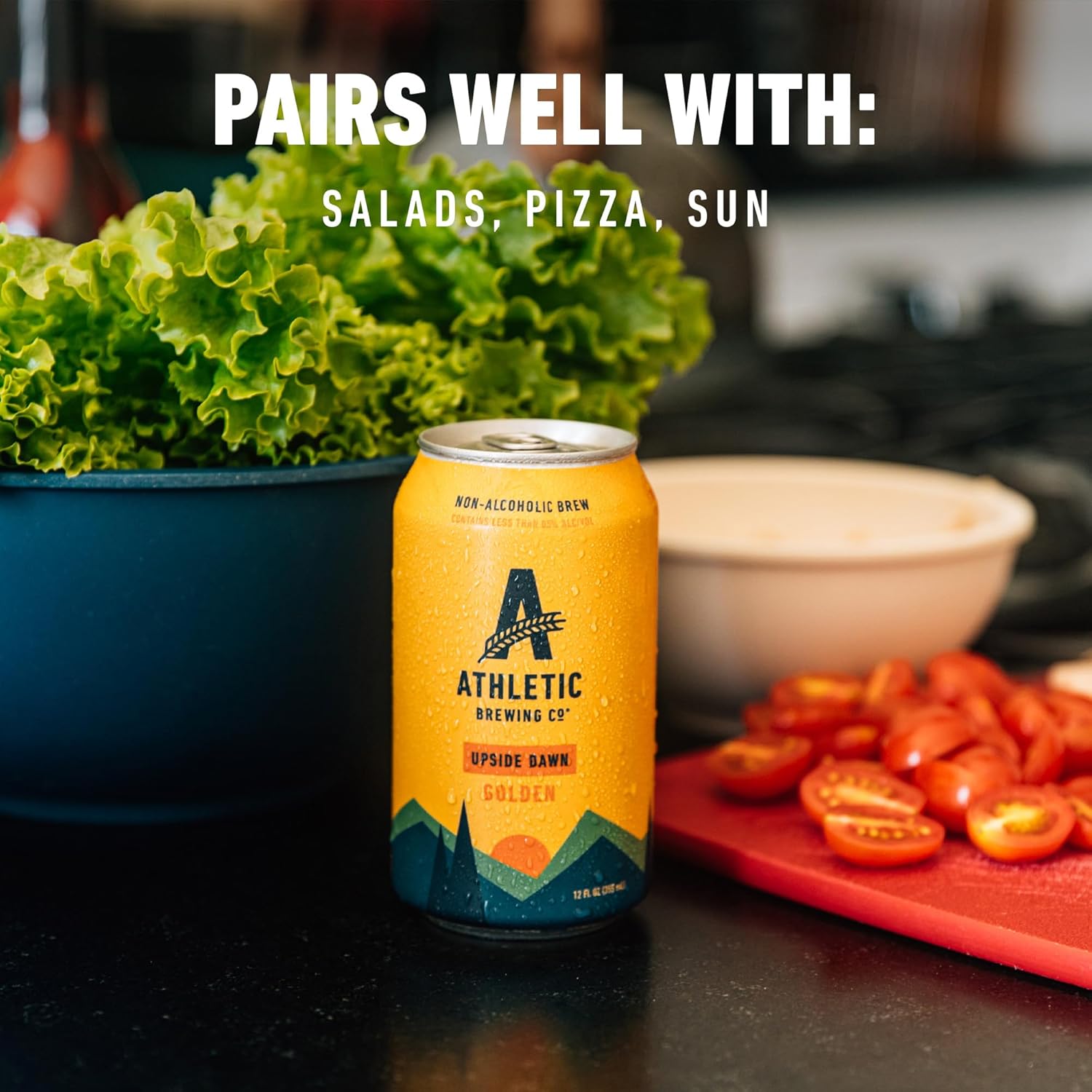 Athletic Brewing Company Craft Non Alcoholic Beer Upside Dawn Golden, 12 Pack 12 FL Oz Cans — изображение 6