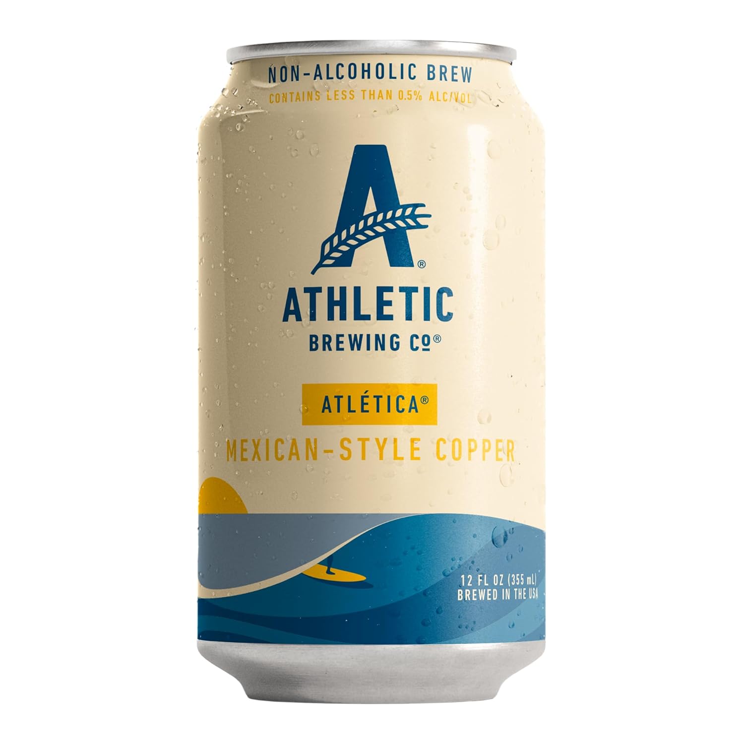 Athletic Brewing Company Craft Non Alcoholic Beer Atlética, 24 Pack 12 FL Oz Cans — изображение 2