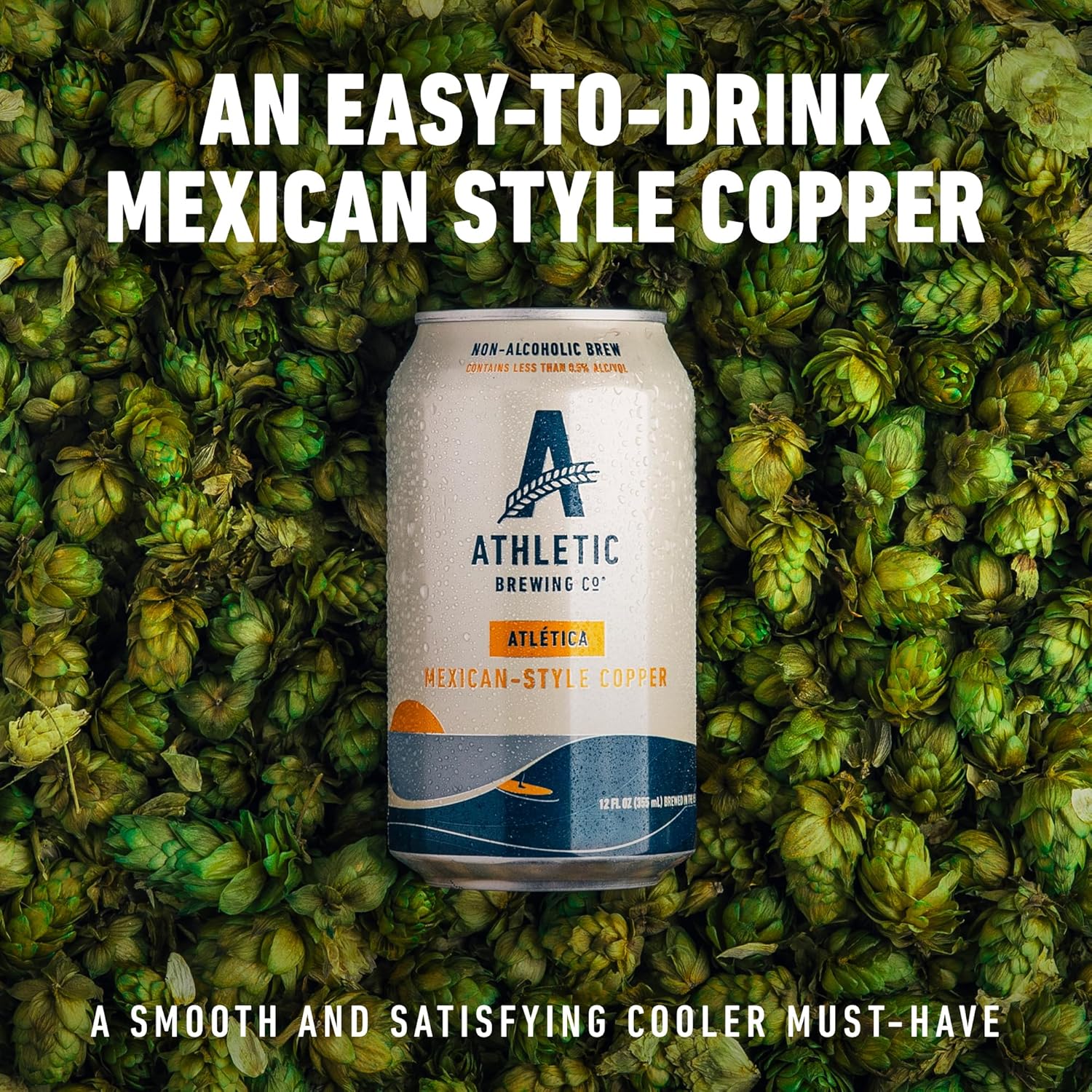Athletic Brewing Company Craft Non Alcoholic Beer Atlética, 24 Pack 12 FL Oz Cans — изображение 4