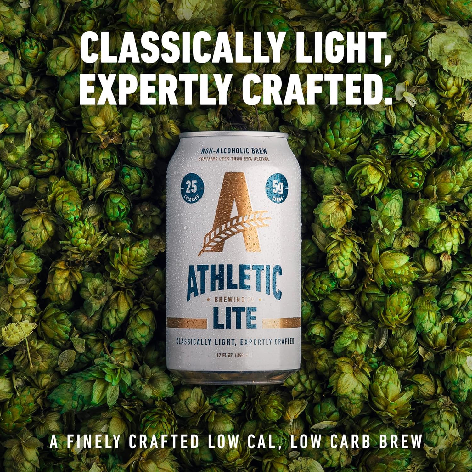 Athletic Brewing Company Craft Non Alcoholic Beer Athletic Lite, 12 Pack12 FL Oz Cans — изображение 3