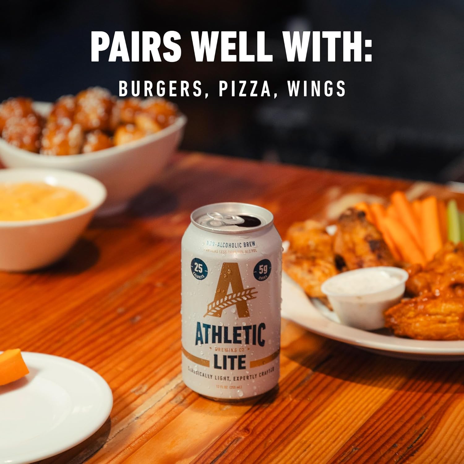 Athletic Brewing Company Craft Non Alcoholic Beer Athletic Lite, 12 Pack12 FL Oz Cans — изображение 6