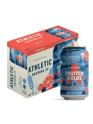 Athletic Brewing Company Craft Non-Alcoholic Beer Radler, 12 Pack x 12 Fl Oz Cans
