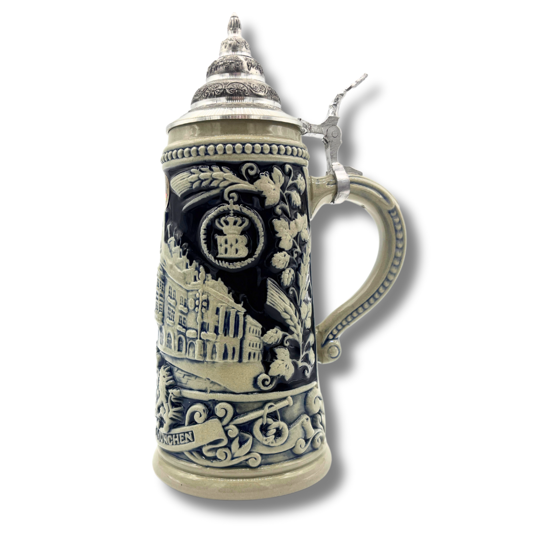 Hofbräuhaus Reliefkrug Hofbräuhaus grau-blau 0,25 l — изображение 3