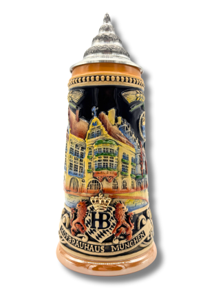 Hofbräuhaus Reliefkrug Hofbräuhaus bunt 0,5 l