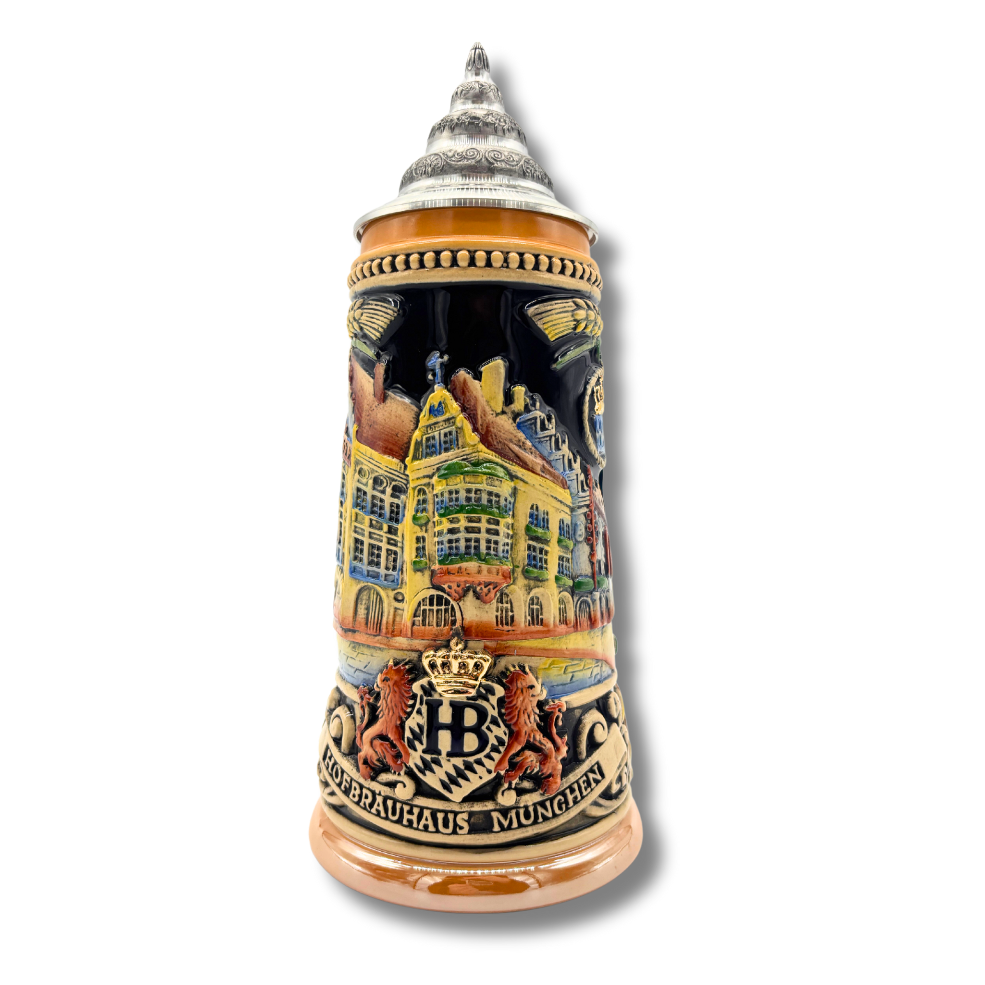 Hofbräuhaus Reliefkrug Hofbräuhaus bunt 0,5 l
