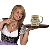 0,55 литра | OktoberfestHaus Немецкая кружка для пива в стиле Октоберфеста, керамическая кружка для пива в стиле Октоберфеста, немецкие ледерхозены, товары для Октоберфеста, кружка для пива в стиле Октоберфеста и бокалы для вечеринки в стиле Октоберфеста