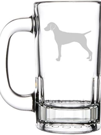 Пивная кружка на 12 унций Stein Glass Vizsla