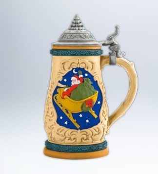 Елочная игрушка Hallmark Keepsake Ornament 2012 в виде пивной кружки - #QXG4354