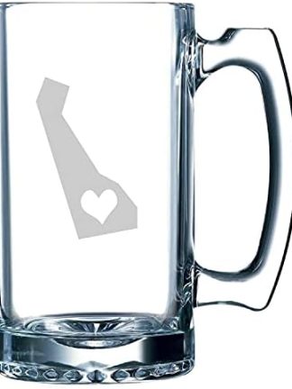 Пивная кружка Delaware Heart States с гравировкой, объемом 25 унций.