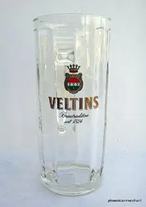 Пивоварня C & A Veltins Pilsener Meschede-Grevenstein, Западная Германия, Пивная кружка, стекло