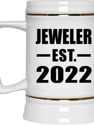 Designsify Gifts, ювелирный магазин, основан в 2022 году, керамическая кружка-бокал объемом 22 унции с ручкой для заморозки — для дня рождения, годовщины, Рождества, Дня матери, Дня отца, вечеринки, для мужчин, женщин, для него и для нее.