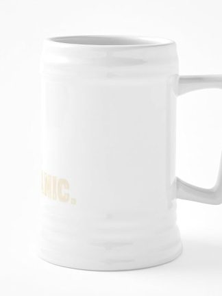 CafePress Dad Man Myth Mechanic 25 oz Ceramic Beer Stein Mug