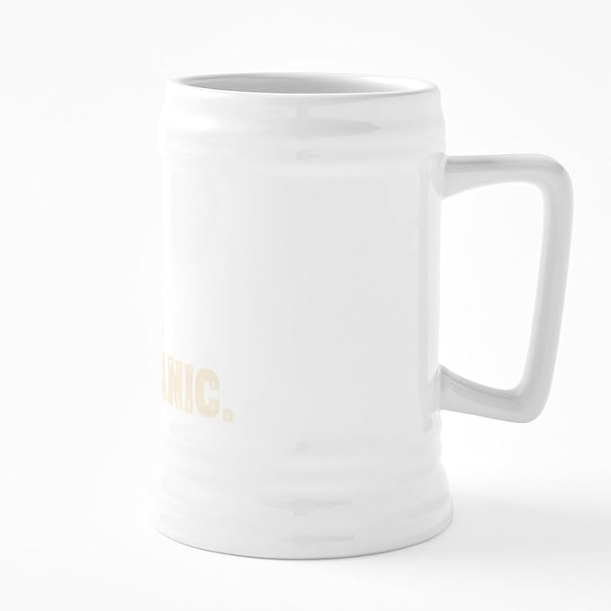 CafePress Dad Man Myth Mechanic 25 oz Ceramic Beer Stein Mug