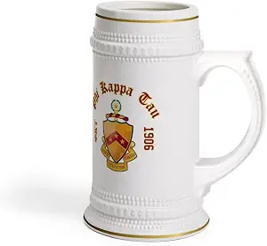Greekgear Phi Kappa Tau Collectors Crest & Year Ceramic Stein Tankard