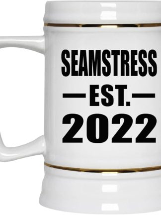Designsify Gifts, швейная мастерская, основана в 2022 году, керамическая кружка-бокал объемом 22 унции с ручкой для заморозки — для дня рождения, годовщины, Рождества, Дня матери, Дня отца, вечеринки, для мужчин, женщин и него.