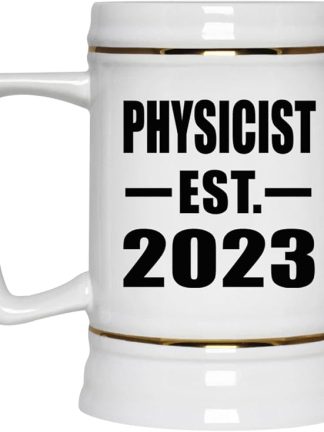 Designsify Gifts, Physicist, основана в 2023 году, керамическая кружка-бокал объемом 22 унции с ручкой для заморозки — подарок на день рождения, годовщину, Рождество, День матери, День отца, вечеринку, для мужчин, женщин и него.