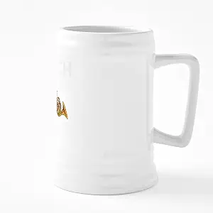 CafePress Французский рожок. Определение папы. Лучший папа на свете. Керамическая пивная кружка объемом 25 унций.