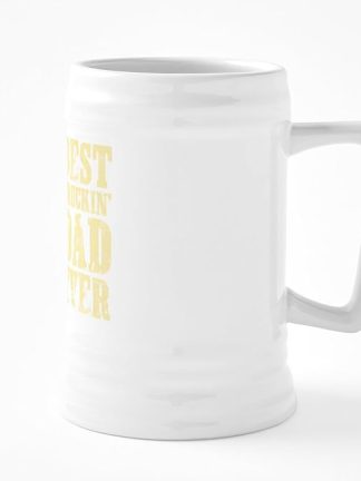 CafePress Лучшая керамическая пивная кружка «Папа-дальнобойщик всех времен» объемом 25 унций