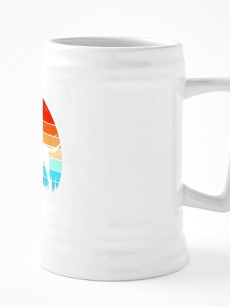 CafePress Лучшая собака-папа, винтажная керамическая пивная кружка объемом 25 унций