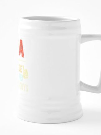CafePress Opa Because Grandfather 25 oz Ceramic Beer Stein Mug
