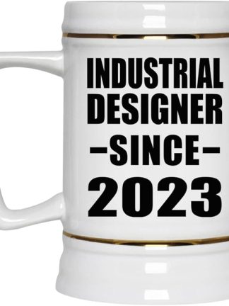 Designsify Gifts, промышленный дизайнер с 2023 года, керамическая кружка-бокал объемом 22 унции с ручкой для заморозки — подарок на день рождения, годовщину, Рождество, День матери, День отца, вечеринку, для мужчин, женщин, для него и для нее.