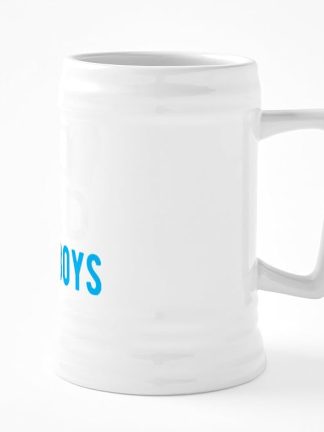 CafePress Dad Of 2 Boys Ceramic Beer Stein Mug 25 oz