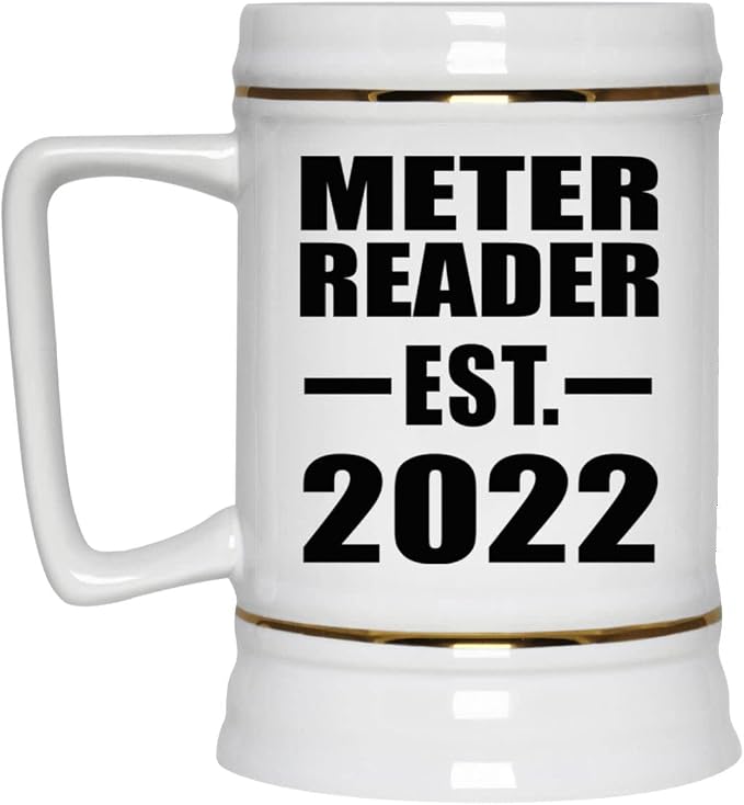Designsify Gifts, компания по снятию показаний счетчиков, основана в 2022 году, керамическая кружка-бокал объемом 22 унции с ручкой для заморозки — подарок на день рождения, годовщину, Рождество, День матери, День отца, вечеринку, для мужчин, женщин и него.