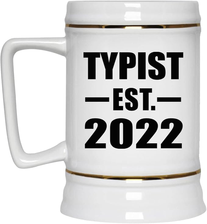 Designsify Gifts, кружка для письма, основана в 2022 году, керамическая кружка-бокал объемом 22 унции с ручкой для заморозки — для дня рождения, годовщины, Рождества, Дня матери, Дня отца, вечеринки, для мужчин, женщин, для него и для нее.