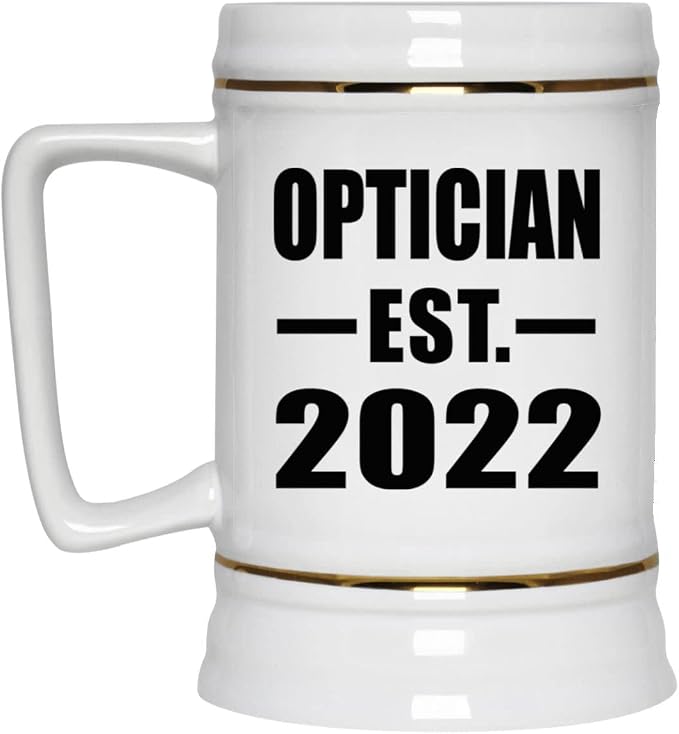 Designsify Gifts, оптика, основана в 2022 году, керамическая кружка-бокал объемом 22 унции с ручкой для заморозки — подарок на день рождения, годовщину, Рождество, День матери, День отца, вечеринку, для мужчин, женщин, для него и для нее.