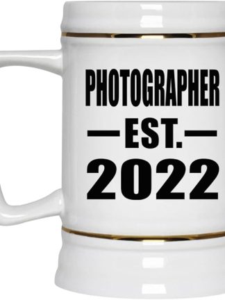Designsify Gifts, фотограф, основан в 2022 году, керамическая кружка-бокал объемом 22 унции с ручкой для заморозки — для дня рождения, годовщины, Рождества, Дня матери, Дня отца, вечеринки, для мужчин, женщин и него.