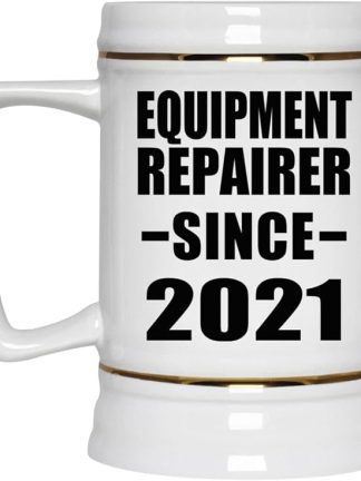 Designsify Gifts, ремонт оборудования с 2021 года, керамическая кружка-бокал объемом 22 унции с ручкой для заморозки — для дня рождения, годовщины, Рождества, Дня матери, Дня отца, вечеринки, для мужчин, женщин, для него и для нее.