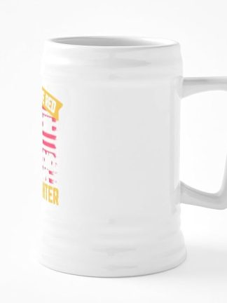 CafePress Гордый папа-пожарный, керамическая пивная кружка объемом 25 унций.