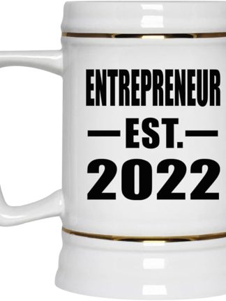 Designsify Gifts, предприниматель, основан в 2022 году, керамическая кружка-бокал объемом 22 унции с ручкой для заморозки — для дня рождения, годовщины, Рождества, Дня матери, Дня отца, вечеринки, для мужчин, женщин и него.