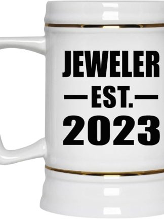 Designsify Gifts, ювелирный магазин, основан в 2023 году, керамическая кружка-бокал объемом 22 унции с ручкой для заморозки — для дня рождения, годовщины, Рождества, Дня матери, Дня отца, вечеринки, для мужчин, женщин, для него и для нее.