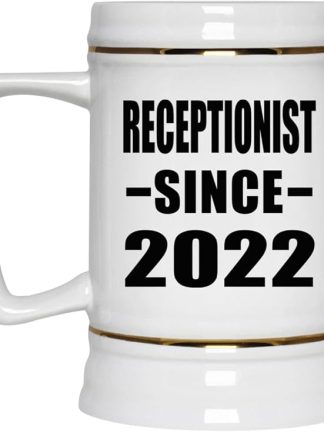 Designsify Gifts, администратор с 2022 года, керамическая кружка-бокал объемом 22 унции с ручкой для заморозки — подарок на день рождения, годовщину, Рождество, День матери, День отца, вечеринку, для мужчин, женщин, для него, для нее, для друга.