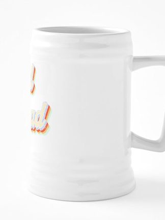 CafePress Girl Dad Retro Vintage 25 oz Ceramic Beer Stein Mug