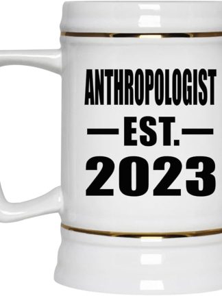 Designsify Gifts, Anthropologist, основана в 2023 году, керамическая кружка-бокал объемом 22 унции с ручкой для заморозки — подарок на день рождения, годовщину, Рождество, День матери, День отца, вечеринку, для мужчин и женщин.
