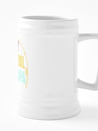 CafePress Vintage Reel Cool Papa 25 oz Ceramic Beer Stein Mug