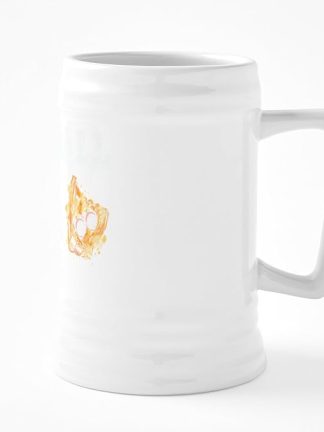 Футболка CafePress Softball Dad Bigger Balls, керамическая пивная кружка объемом 25 унций.