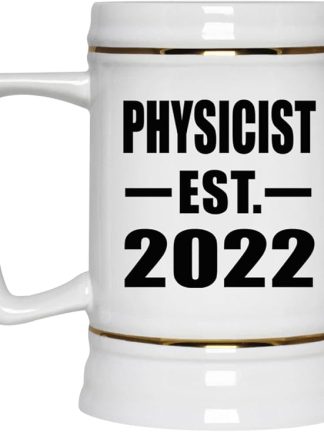 Designsify Gifts, Physicist, основана в 2022 году, керамическая кружка-бокал объемом 22 унции с ручкой для заморозки — для дня рождения, годовщины, Рождества, Дня матери, Дня отца, вечеринки, для мужчин, женщин и него.