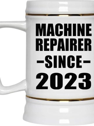 Designsify Gifts, ремонт оборудования с 2023 года, керамическая кружка-бокал объемом 22 унции с ручкой для заморозки — для дня рождения, годовщины, Рождества, Дня матери, Дня отца, вечеринки, для мужчин, женщин, для него и для нее.