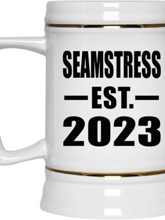 Designsify Gifts, швейная мастерская, основана в 2023 году, керамическая кружка-бокал объемом 22 унции с ручкой для заморозки — для дня рождения, годовщины, Рождества, Дня матери, Дня отца, вечеринки, для мужчин, женщин и него.