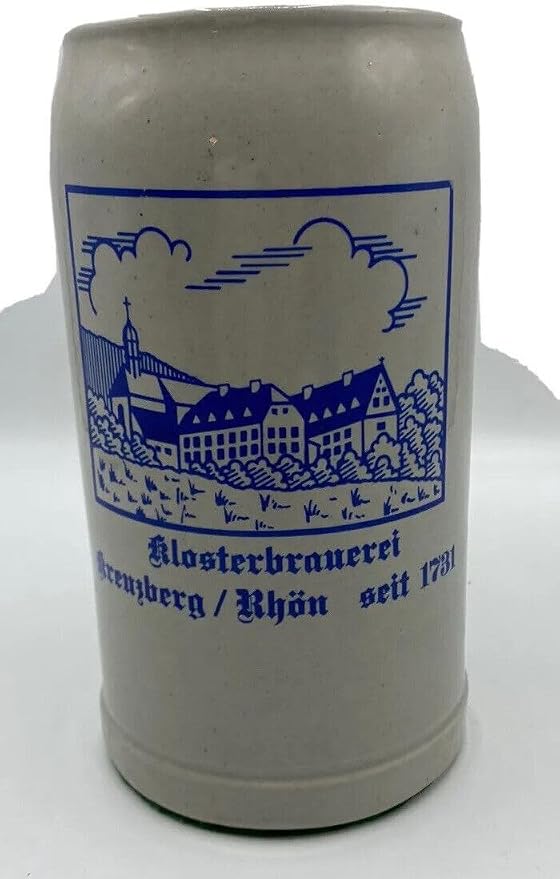 Винтажная пивная кружка Generic Beer Stein Germany объемом 1 литр, из каменной керамики, средний размер, 225466825193_487B