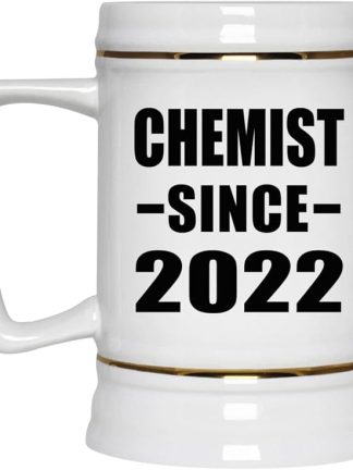 Designsify Gifts, Аптека с 2022 года, Керамическая кружка-бокал объемом 22 унции с ручкой для заморозки - подарок на день рождения, годовщину, Рождество, День матери, День отца, вечеринку, для мужчин, женщин, для него, для нее, друга, мамы.