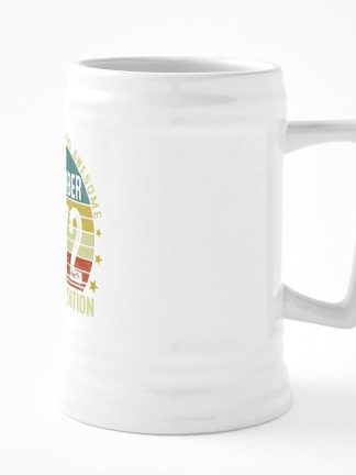 CafePress Daddy Bunny Easter Rabbit Gift Fathers Day 25 oz Ceramic Beer Stein Mug